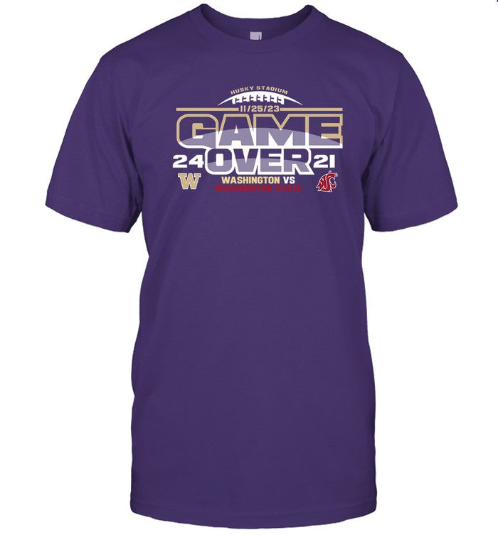 11-25-2023 Husky Stadium Game Over 24-21 Washington vs Washington State T Shirt