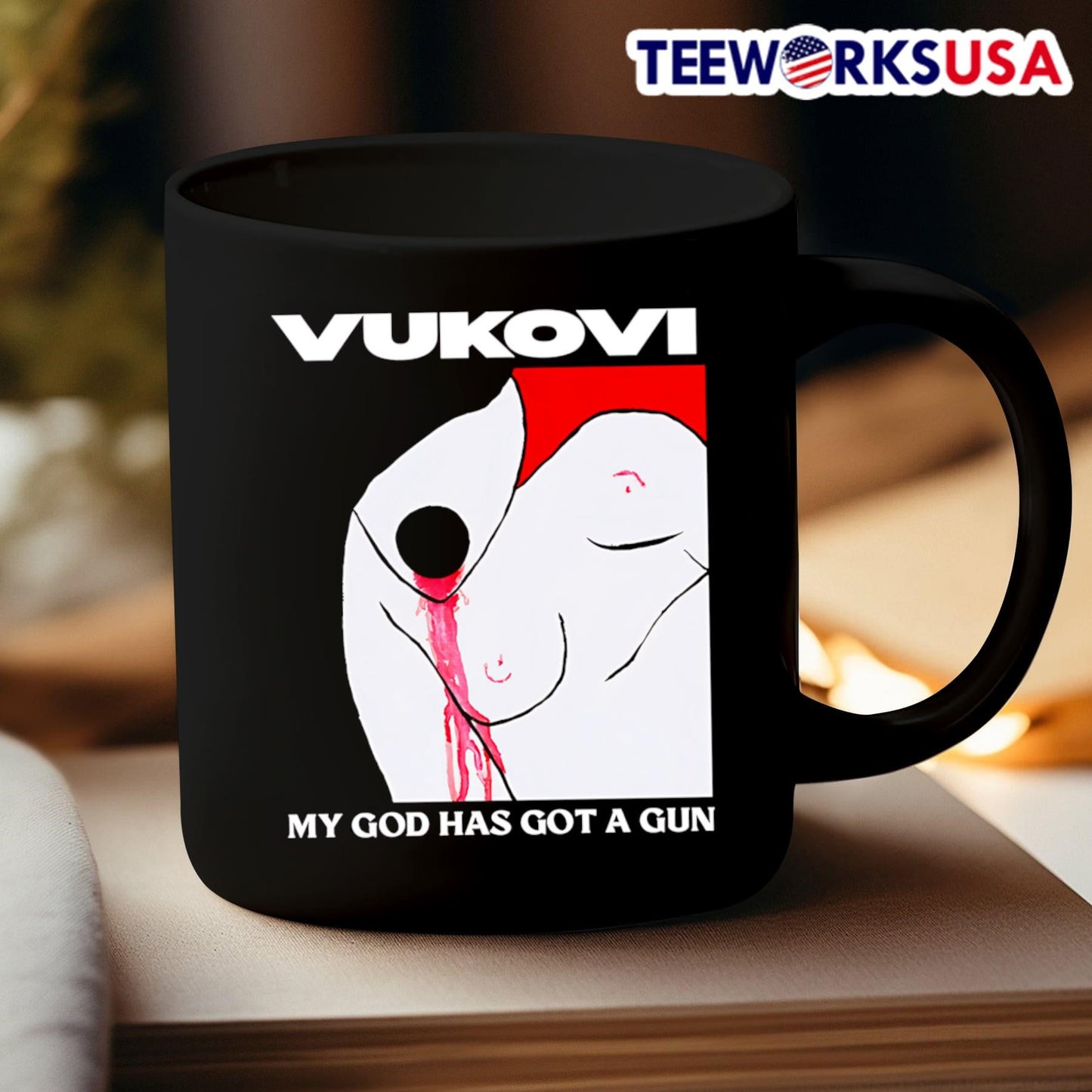 Vukovi my God has got a gun shirt