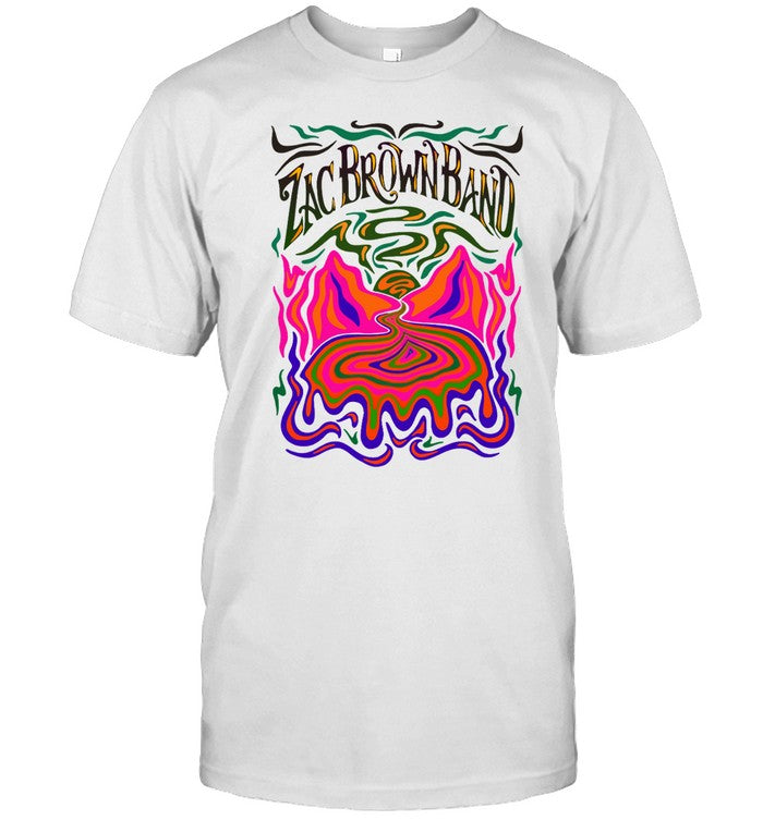 Zac Brown Band Psychedelic Mountains Shirt