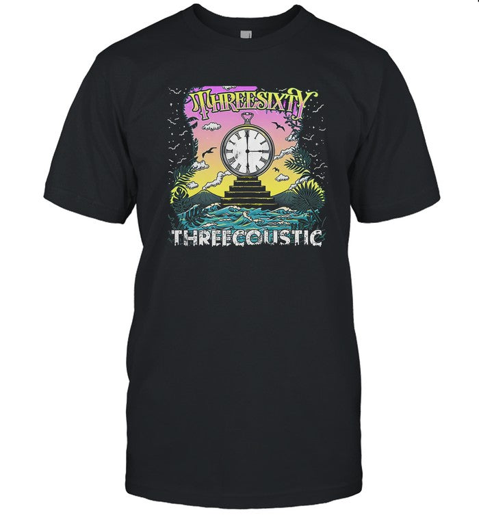 Threesixty Threecoustic Black T-Shirt