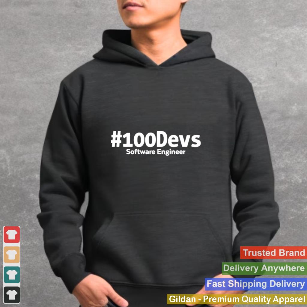 100devs software engineer shirt