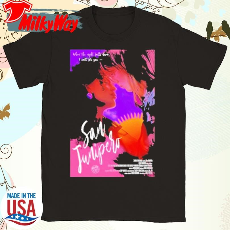 When The Night Falls Down I Wait For You San Junipero T-Shirt