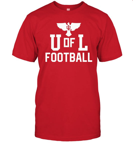 U Of L - Ali Football Red Po Shirt