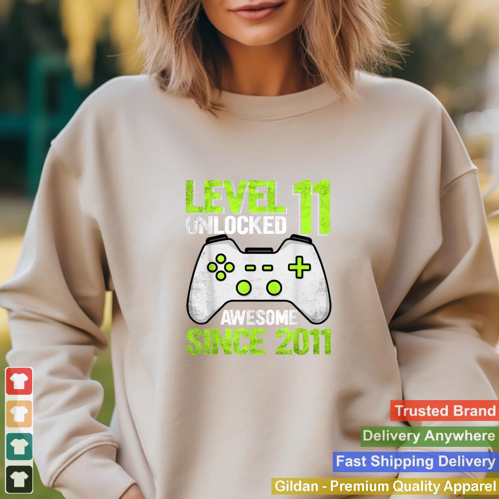 11th Birthday Video Game Level11 Unlocked Awesome 2011 T Shirt