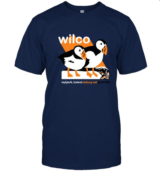 Wilco Iceland Puffins 2023 Show Tee