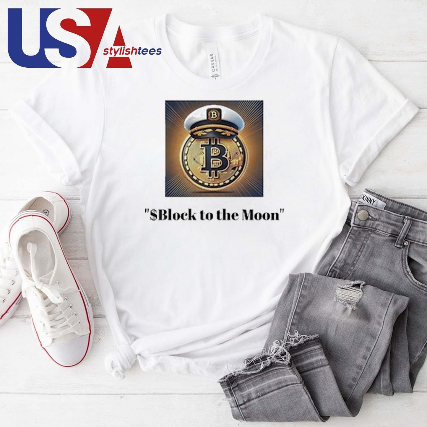 Worldoftshirts $Block Coin Commemorative Shirt