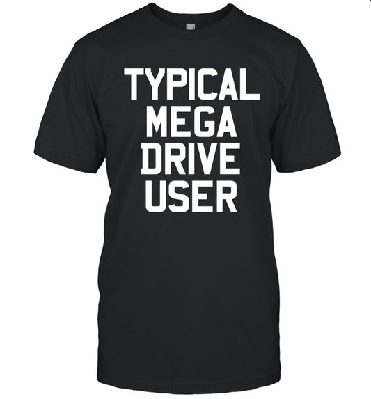 16-BIT Mega Drive Typical Mega Drive User Shirt