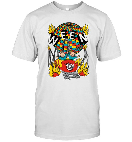 Ween Rollercoaster Summer Tour 2023 Raglan Shirt