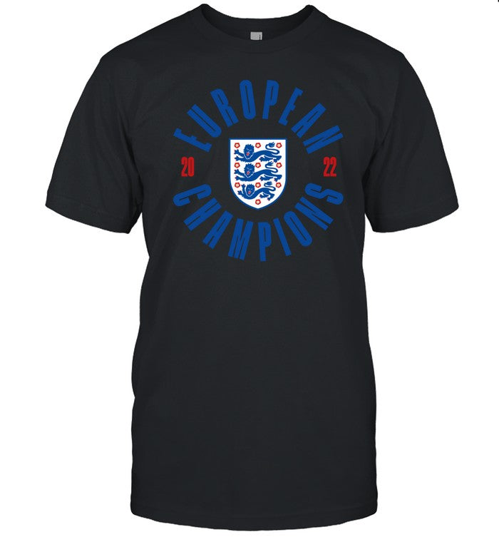 UEFA England Womens Euro 2022 Champions T Shirt