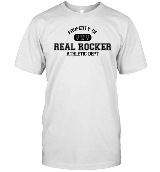 Thehometeam Property Of Real Rocker Athletic Dept Tee