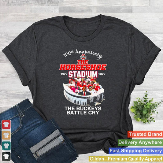 100th-Anniversary-The-Horseshoe-1922-Stadium-2022-The-Buckeye-Battle-Cry-Shirt