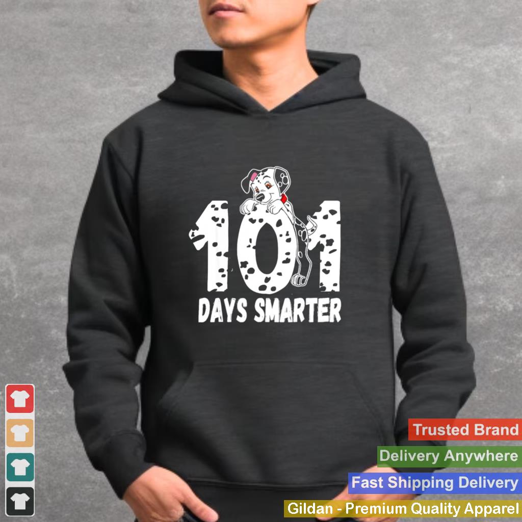 101 Days Smarter Dalmation Dog shirt