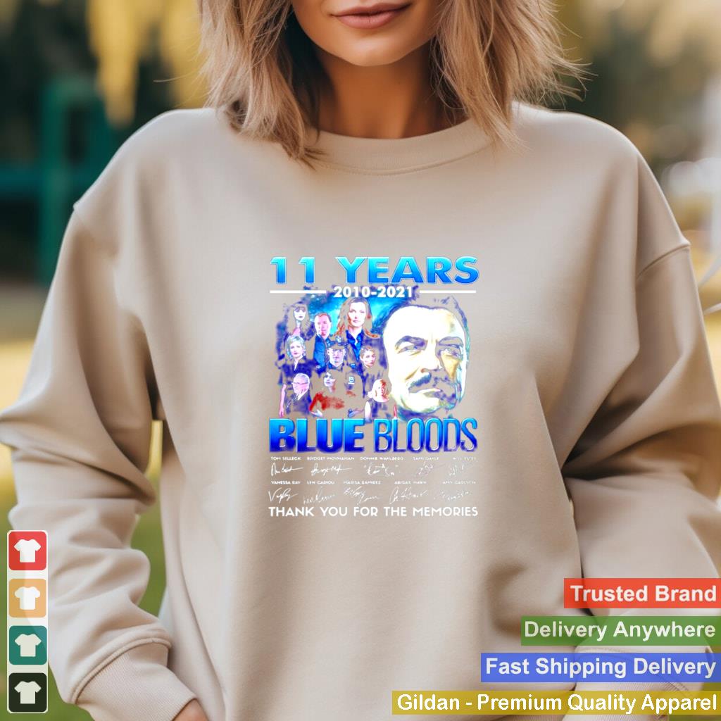 11 years Blue Bloods 2010 2021 thank you for the memories shirt