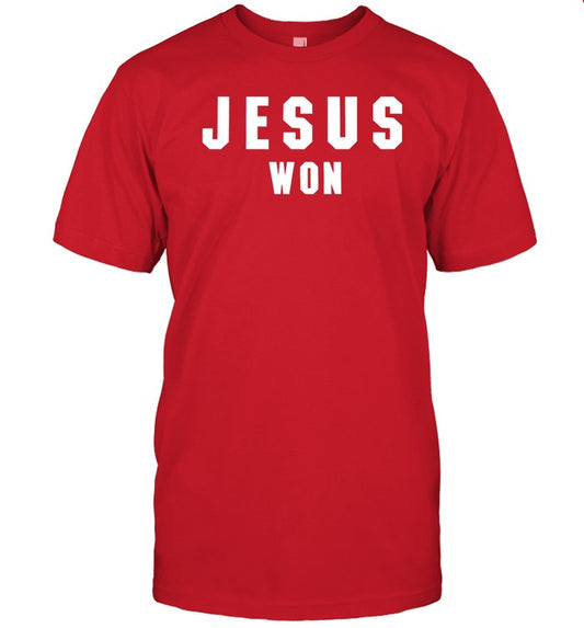 Top Jesus Won – Michael & Grace Turk Edition Funny Shirt