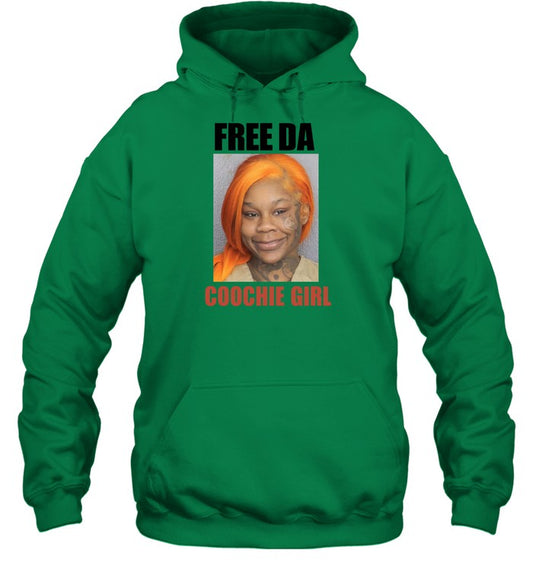 Top Free Da Coochie Girl Hoodie