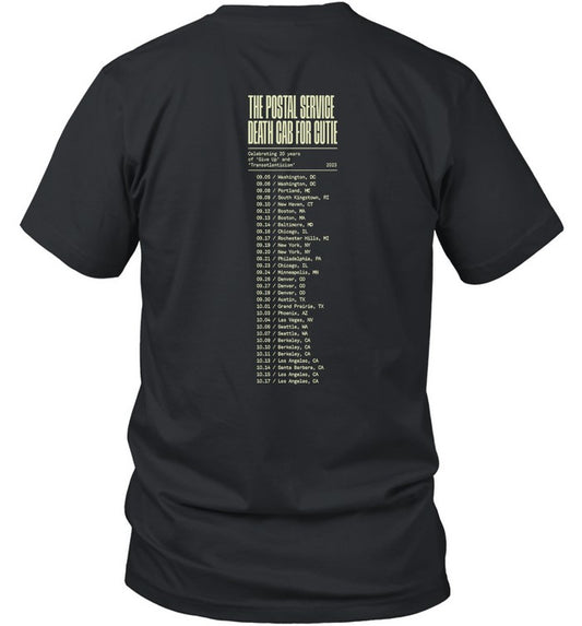 The Postal Service Tour 2023 Death Cab For Cutie T-Shirt