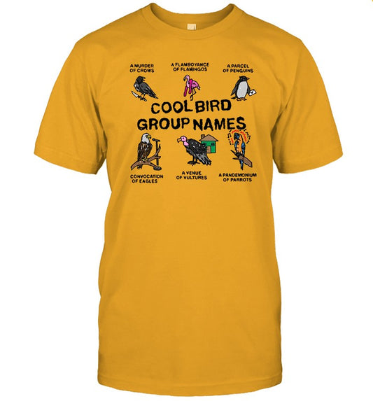 Thegoodshirts Cool Bird Group Names Shirt