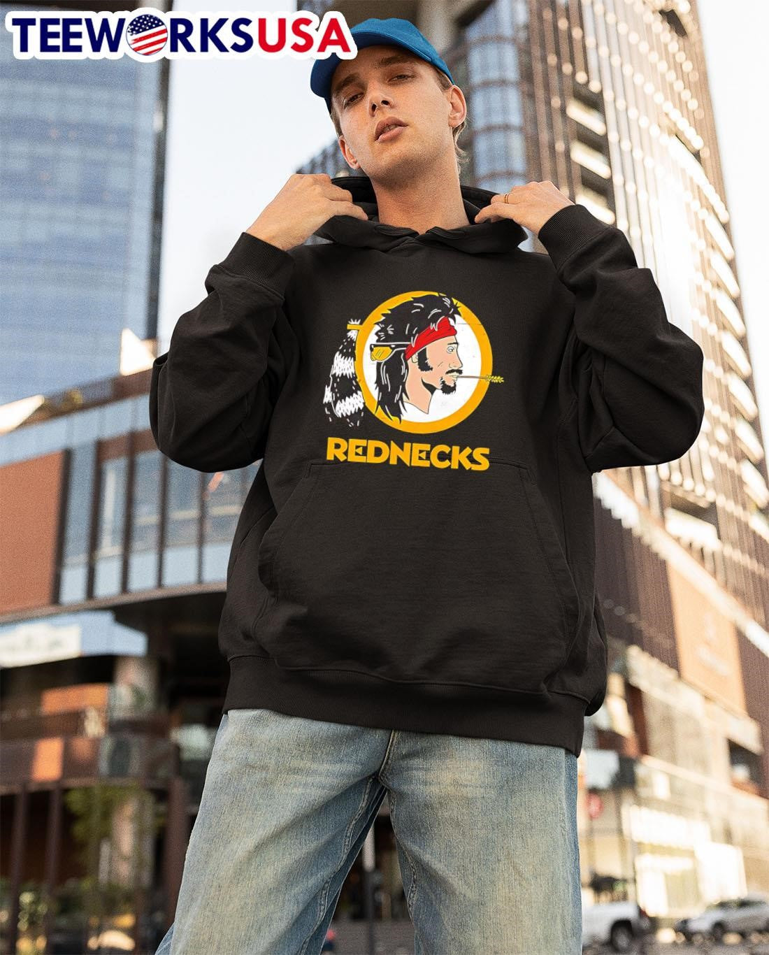 Washington Rednecks logo shirt