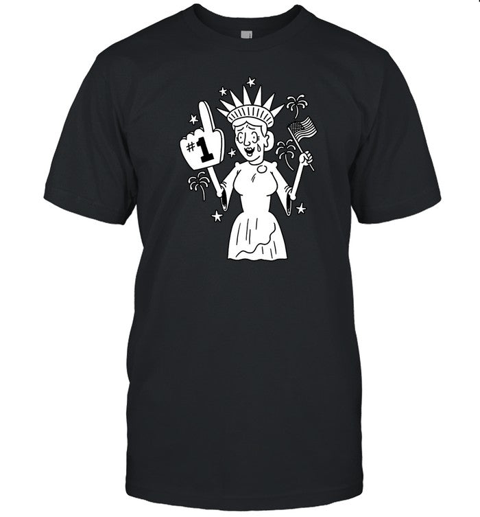 Theonion Lady Liberty Patriotic Joy Shirt