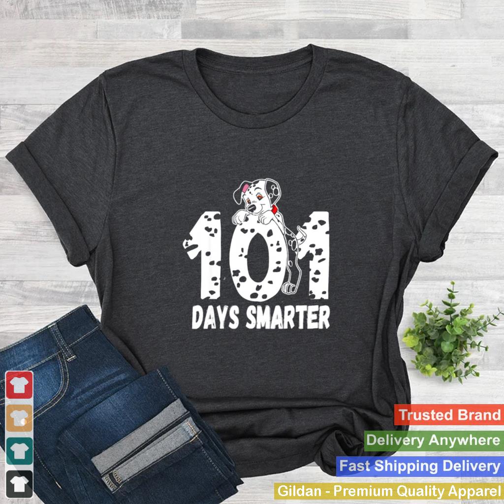 101 Days Smarter Dalmation Dog shirt