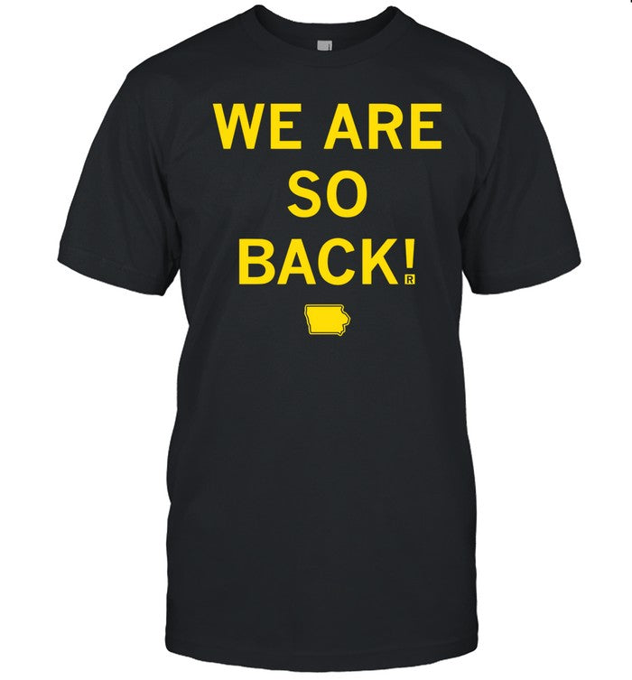 We Are So Back & Gold t-shirt, hoodie, tank top, sweater and long sleeve t-shirt