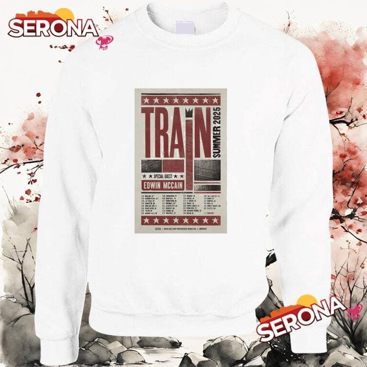 Train band special guest edwin mccain summer 2025 shirt