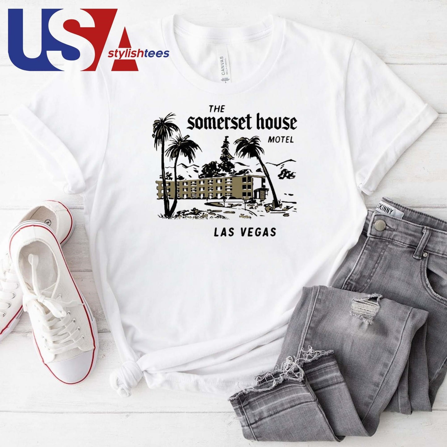 The Somerset House Motel Vintage Las Vegas Shirt