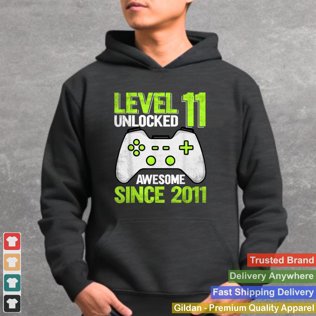 11th Birthday Video Game Level11 Unlocked Awesome 2011 T Shirt