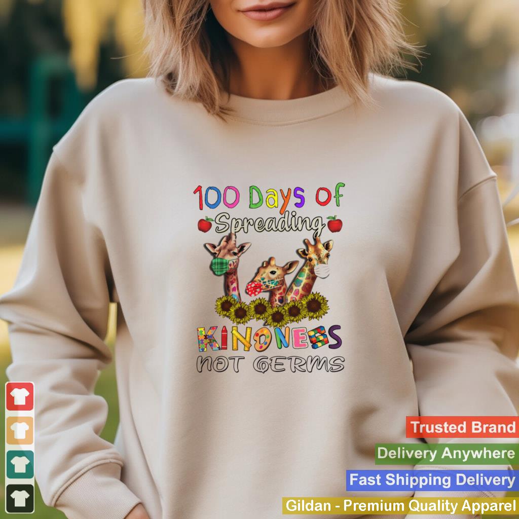 100th Day of Of Spreading Kindness Not Germs shirt