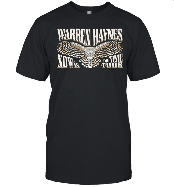 Warren Haynes Now Is The Time Tour Black T Shirt