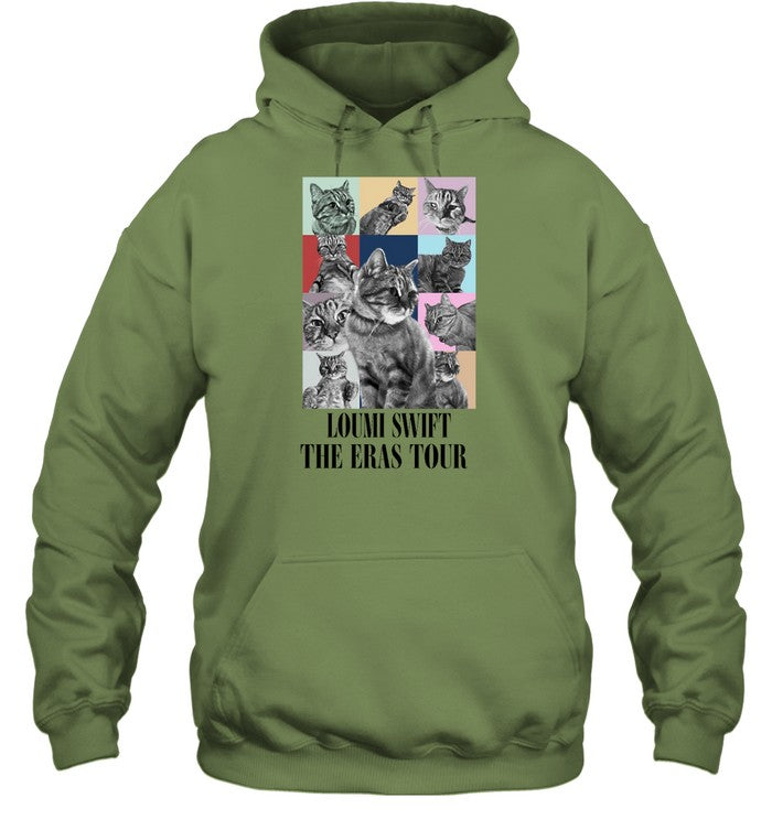 Top Loumi Swift The Eras Tour Hooded Sweatshirt