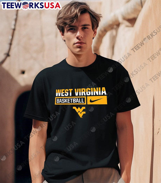 West Virginia Nike Men's Basketball Dri-Fit shirt