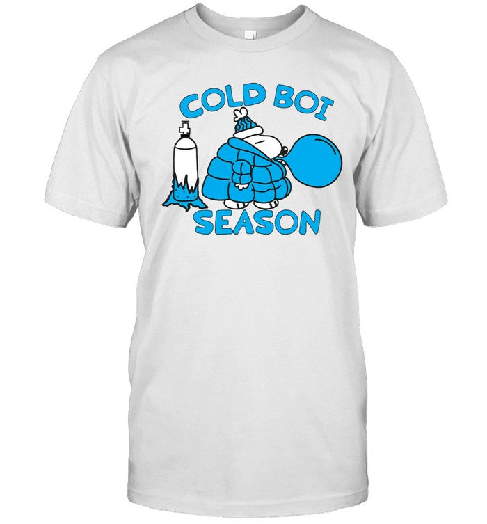 Toon Cold Boi Season T-Shirt New White