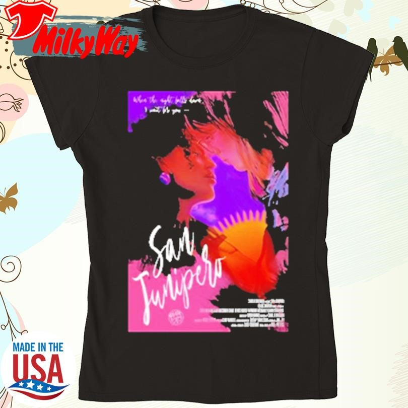 When The Night Falls Down I Wait For You San Junipero T-Shirt