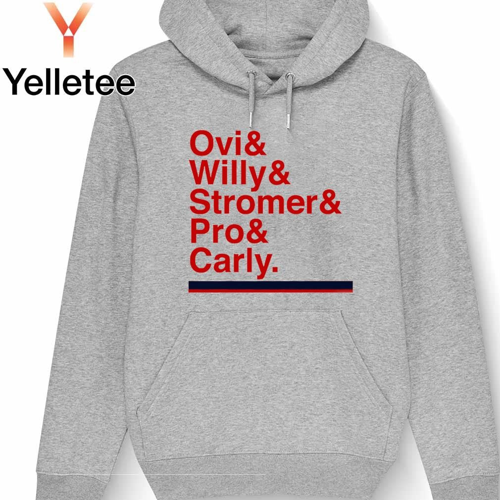 Washington Capitals ampersand Ovi Willy Stromer Pro Carly shirt