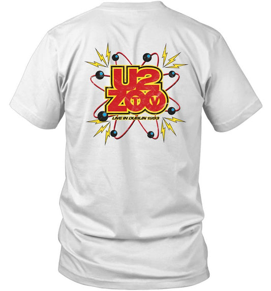 U2 Zooropa Band Cutout Concert Shirt