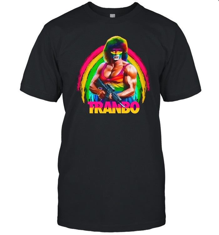 Tranbo Rambo Pride Rainbow Shirt