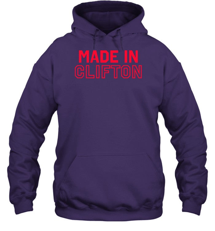 Top Made In Clifton Hooded Sweatshirt