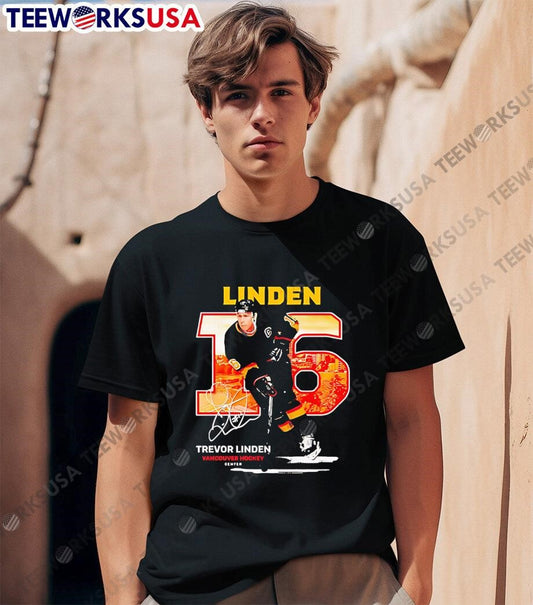 Trevor Linden Vancouver Hockey Throwback Signature shirt