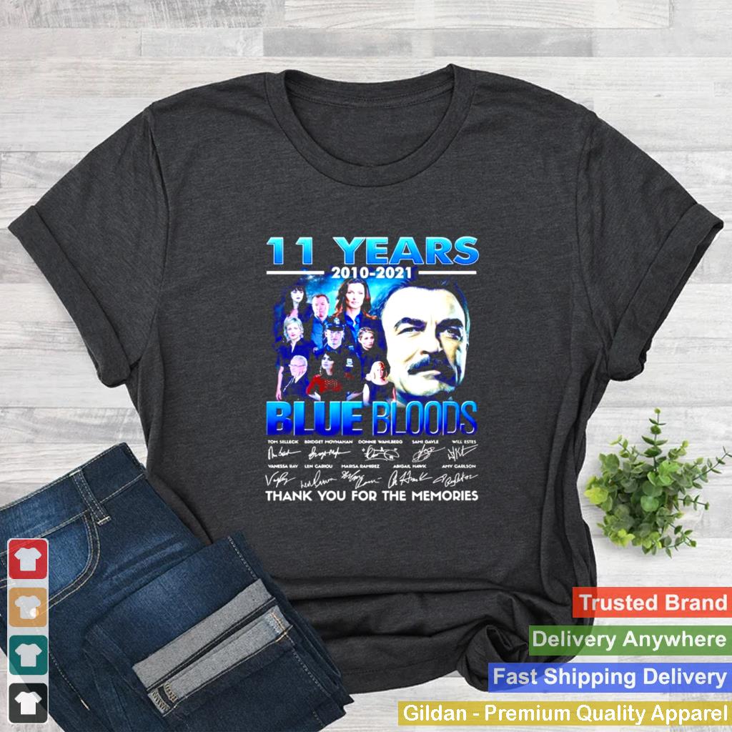 11 years Blue Bloods 2010 2021 thank you for the memories shirt