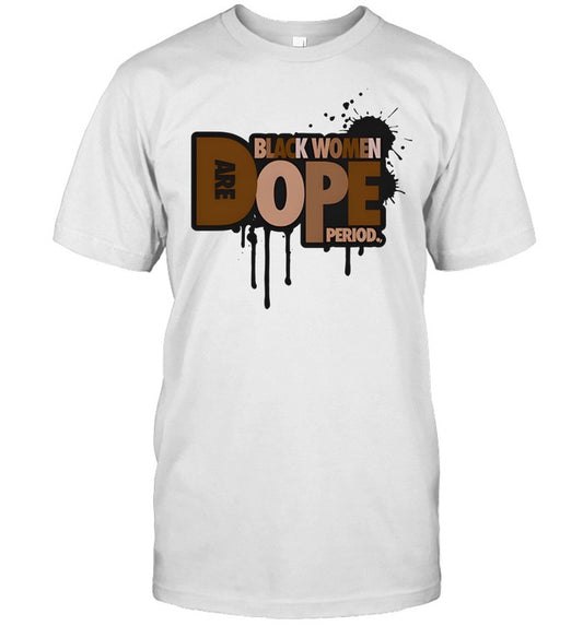 Zaynah Bear Wearing Black Women Dope Period shirt_1