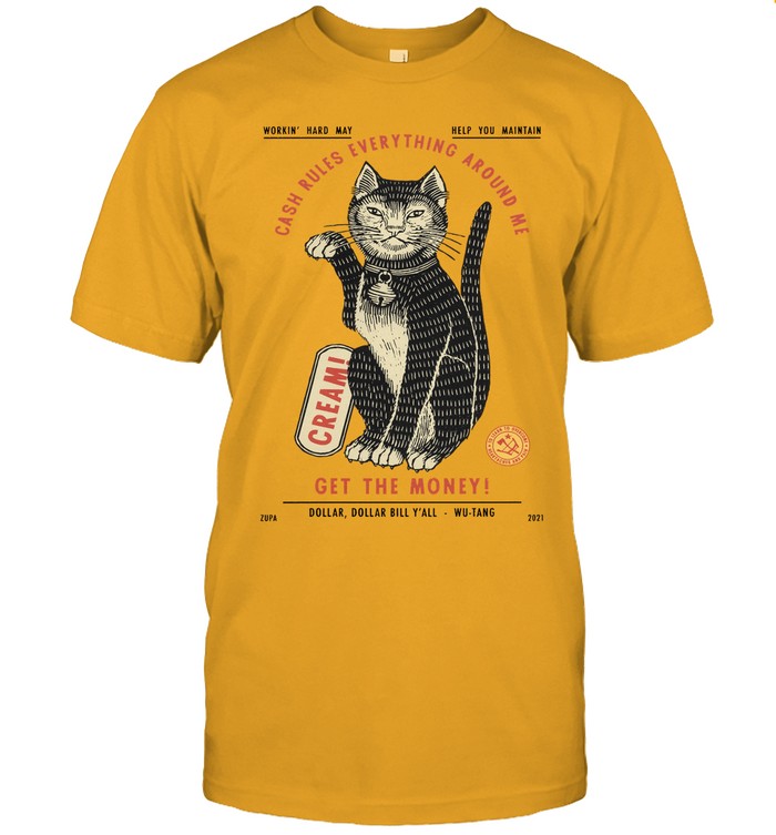 Wu Tang Clan Cash Rules Beckoning Cat Shirt