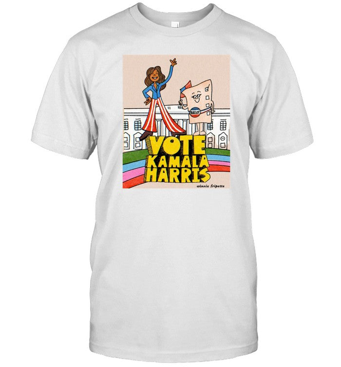 Vote Kamala Harris Winnie Fripette T-Shirt