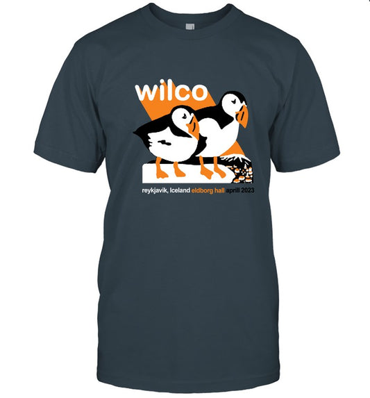 Wilco Iceland Eldborg Hall April 2023 T-Shirt