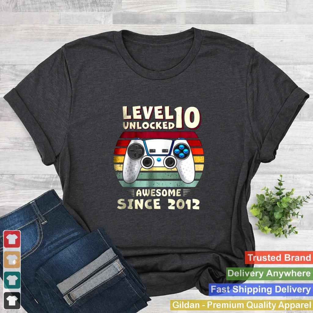 10yr BDay Son Boy Funny Gamer 10th 10 Years Old Birthday T Shirt