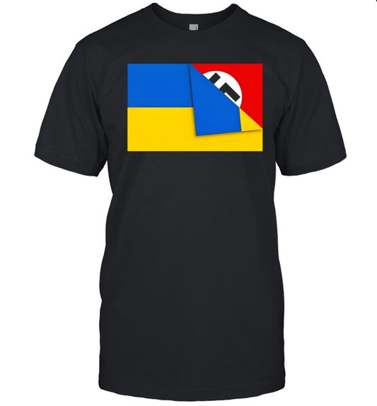 Ukraine and Nazi Germany flag National Socialism shirt