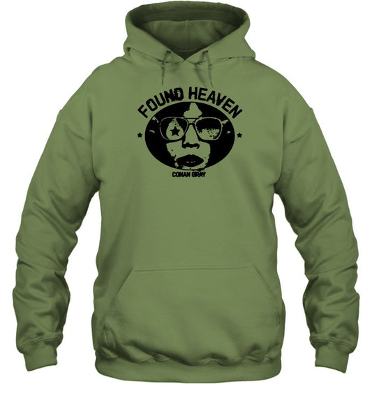 Top Found Heaven Baseball Hoodie