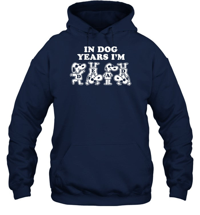 Top In Dog Snoopy Years I'm Dead Hoodie