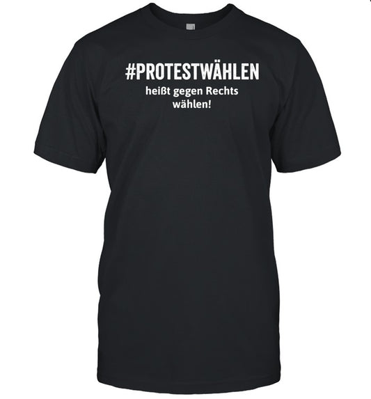 #Protestwählen Tailliertes Shirt