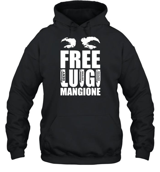 ‪‪Comrade Sisko‬ Free Luigi Mangione Deny Defend Depose ‬ Hoodie